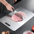 Stainless Steel Cutting Board Set of 3, Double-Sided with Handles - view 4