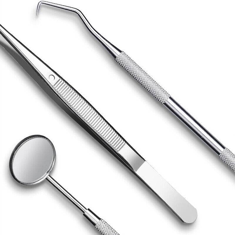 Stainless Steel Dental Hygiene Tool Kit with Mirror and Scaler - 6 Piece Set - view 5