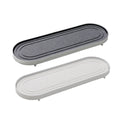 Stainless Steel Diatomite Tray Countertop Drying Mat Bathroom Kitchen Sink Organiser - White - view 3