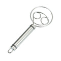Stainless Steel Double Coil Flour Mixer, 19 x 7 cm - view 2