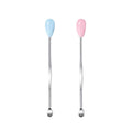 Stainless Steel Ear Pick Scoop, Reusable Earwax Removal Tool - Pink - view 3