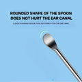 Stainless Steel Ear Pick Scoop, Reusable Earwax Removal Tool - Pink - view 5
