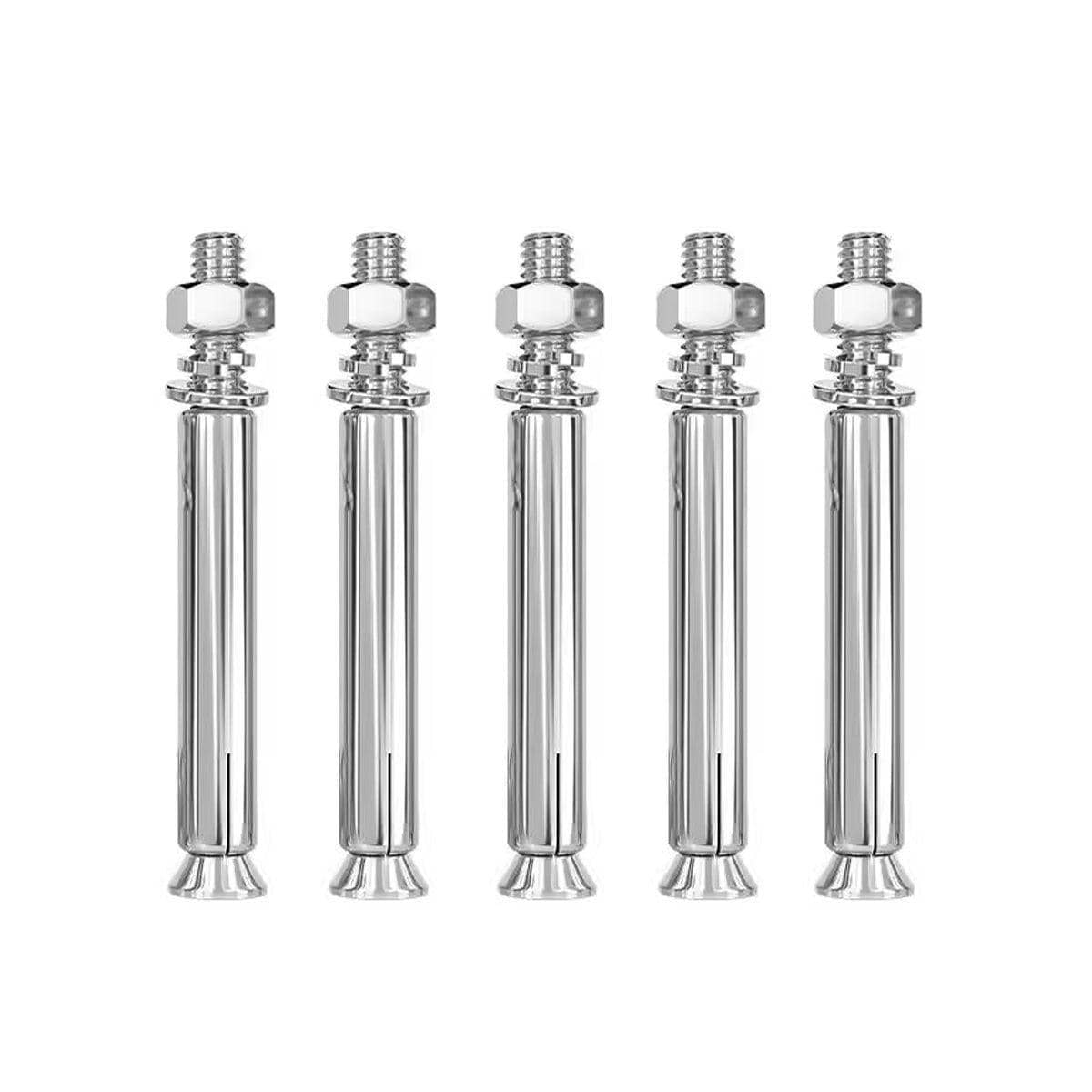 Stainless Steel Expansion Anchor Bolts, Hex Head, Pack of 5 - M8 x 120 mm