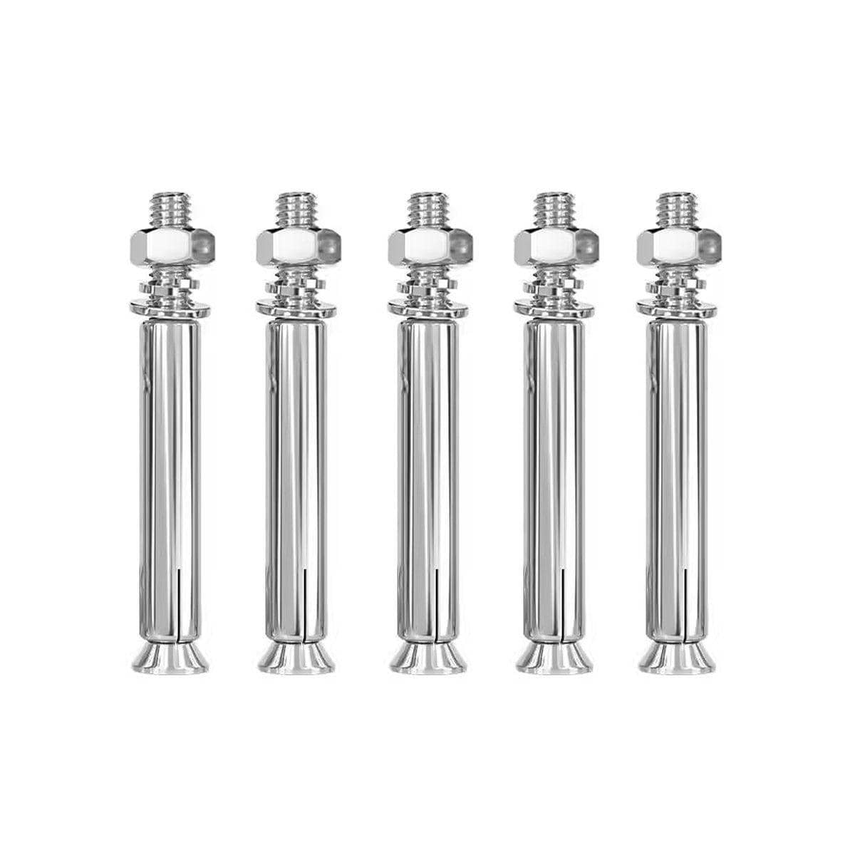 Stainless Steel Expansion Anchor Bolts, Hex Head, Pack of 5 - M8 x 90 mm