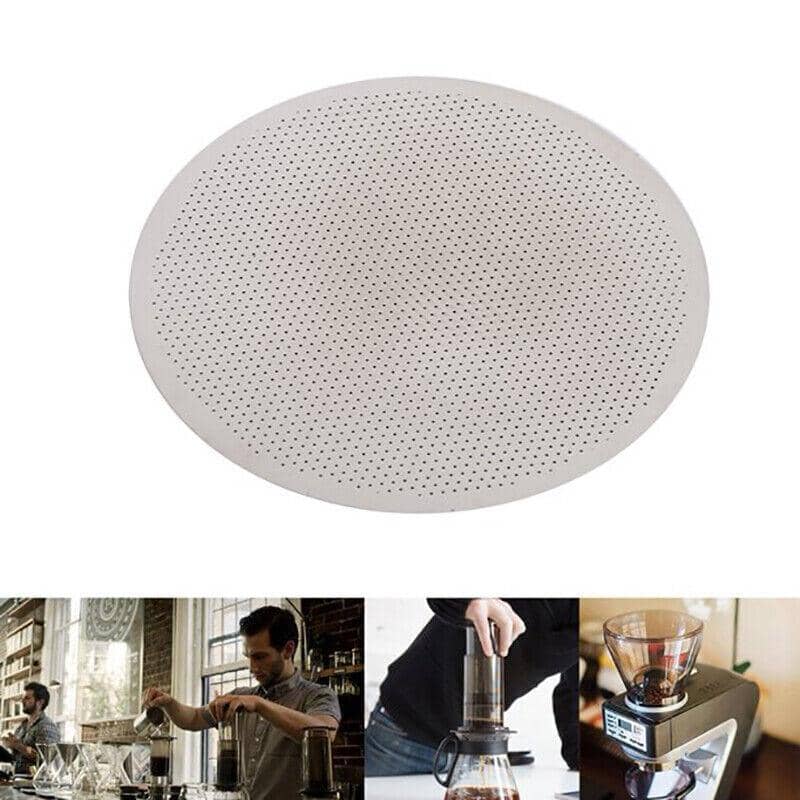 Stainless Steel Fine Coffee Filter Mesh 61mm, Compatible with AeroPress - view 3