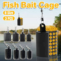 Stainless Steel Fishing Bait Cage, Pack of 3 - Round 40 g - view 2