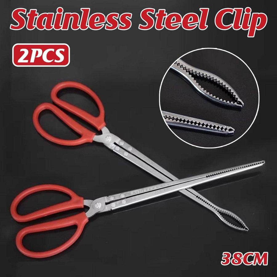 Stainless Steel Fishing Clamps Pack of 2, Heavy Duty Trash and Marine Tools