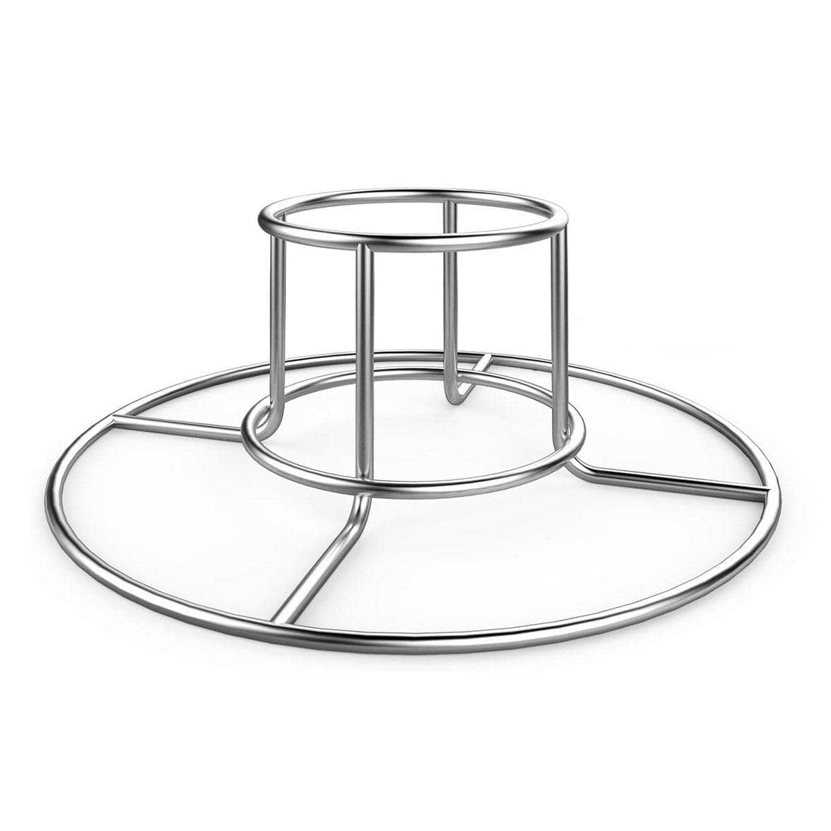 Stainless Steel Folding Chicken Roaster Rack for BBQ Grill and Oven - view 2