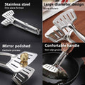 Stainless Steel Food Tongs Set for Frying and Grilling, Pack of 3 - view 4