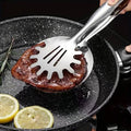 Stainless Steel Food Tongs Set for Frying and Grilling, Pack of 3 - view 5