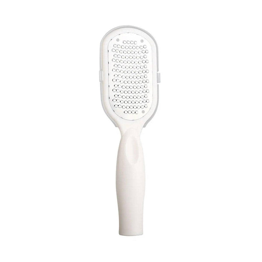 Stainless Steel Foot File, Callus Remover Pedicure Rasp - White