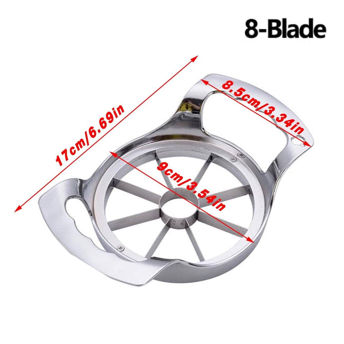 Stainless Steel Fruit Apple Cutter Divider Slicer, Pack of 2 - view 3