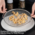 Stainless Steel Frying Skimmer Oil Drain Rack with Tray, 22 cm Heat Resistant - view 4