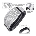 Stainless Steel Garlic Press Crusher - Silver - view 5