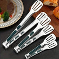 Stainless Steel Grill Food Tongs for Steak and Cooking, Pack of 3 - view 4