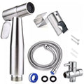 Stainless Steel Handheld Bidet Toilet Spray Shower Diverter Kit with 150 cm Hose - view 2