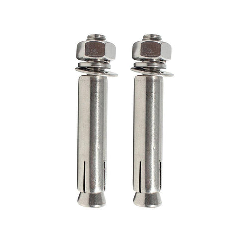 Stainless Steel Hex Sleeve Anchors, Pack of 2 - 100mm