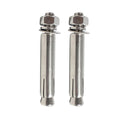 Stainless Steel Hex Sleeve Anchors, Pack of 2 - 150mm