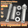 Stainless Steel Hex Sleeve Anchors, Pack of 2 - 150mm - view 2