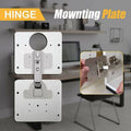Stainless Steel Hinge Repair Plate for Cupboards and Furniture - 6 Sets - view 4