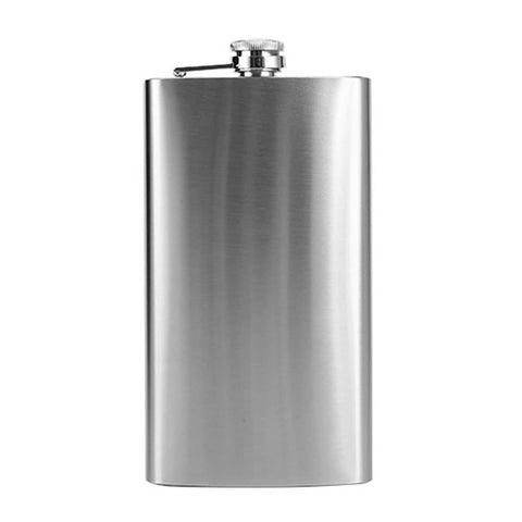 Stainless Steel Hip Flask - 12 oz
