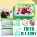 Stainless Steel Ice Cream Roll Frying Tray, 23 x 18 cm - Blue - view 2