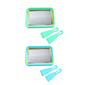 Stainless Steel Ice Cream Roll Frying Tray, 23 x 18 cm - Blue - view 3