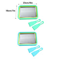 Stainless Steel Ice Cream Roll Frying Tray, 23 x 18 cm - Blue - view 4