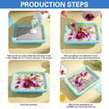 Stainless Steel Ice Cream Roll Frying Tray, 23 x 18 cm - Blue - view 5