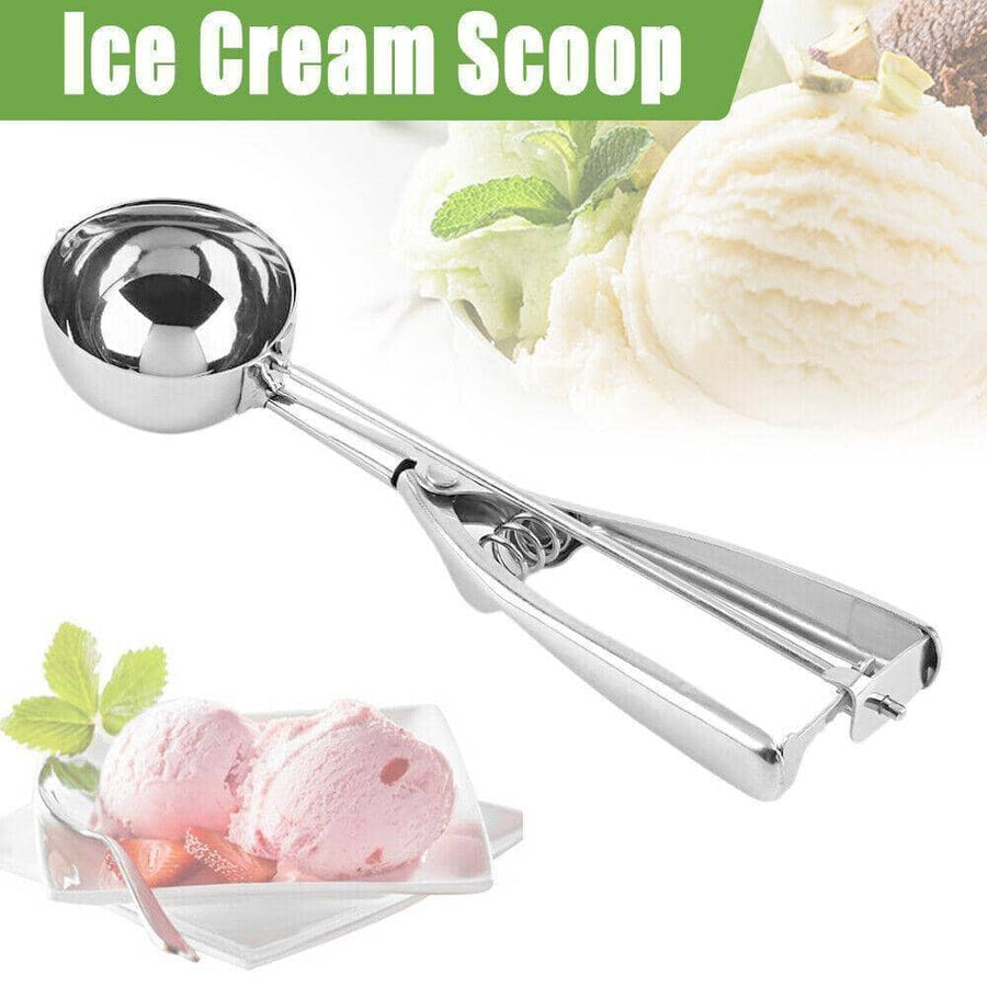Stainless Steel Ice Cream Scoop with Trigger Release, 6 cm Diameter