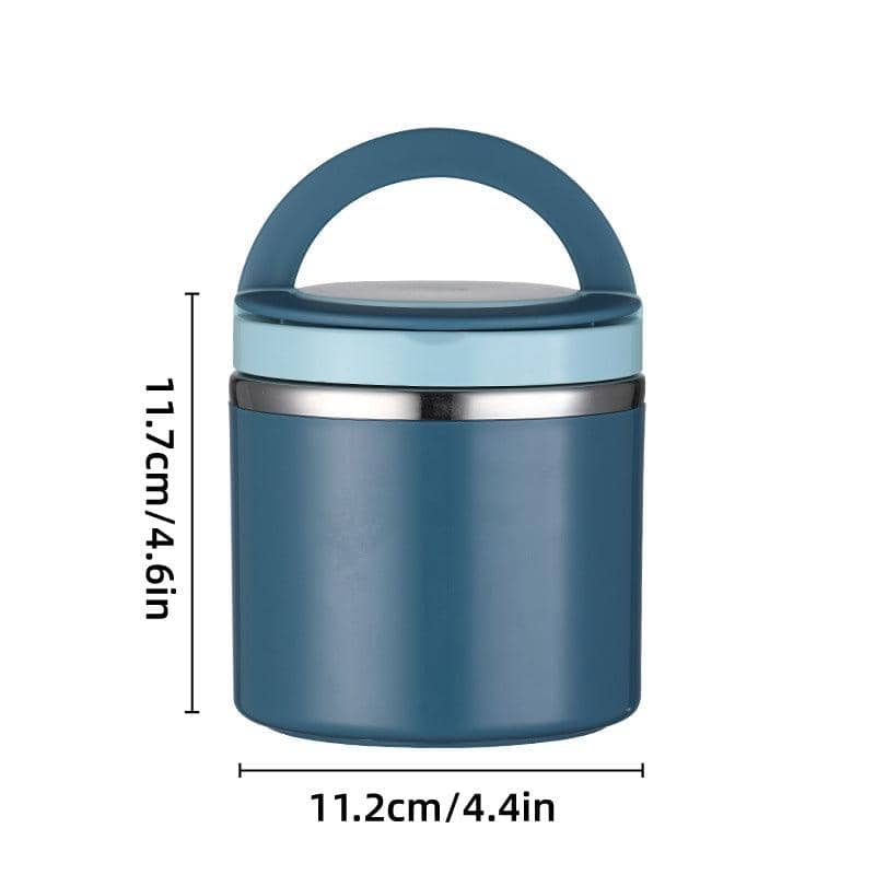 Stainless Steel Insulated Lunch Box - Blue - view 4