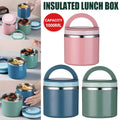 Stainless Steel Insulated Lunch Box - Pink, 1000ml - view 2