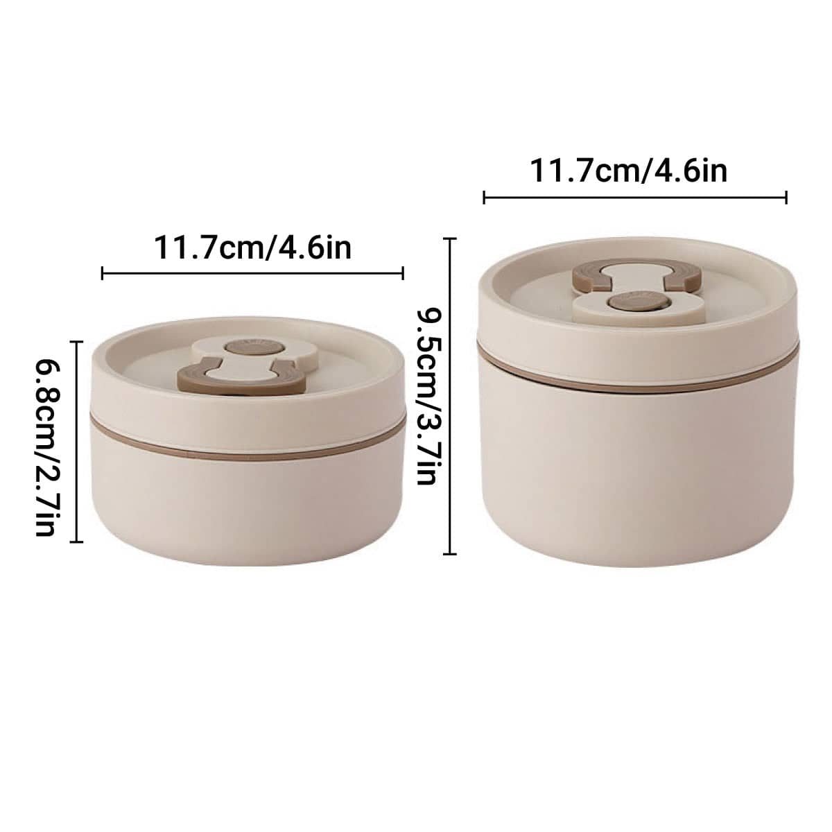 Stainless Steel Insulated Lunch Box Thermal Food Container - 350ml (6.8 x 11.7 cm) - view 4