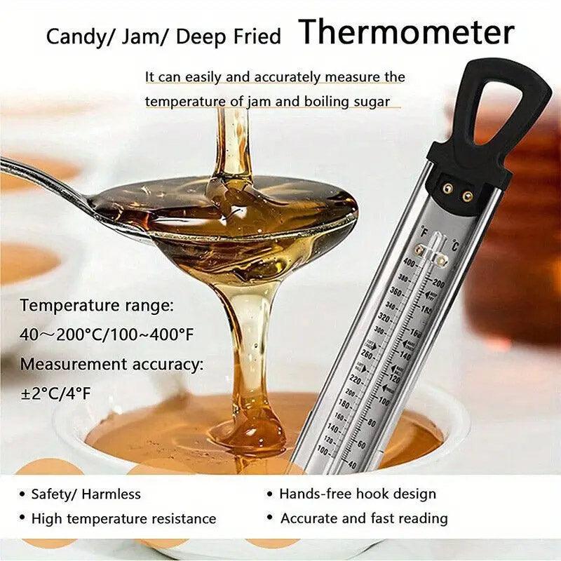 Stainless Steel Kitchen Food Thermometer with Clip - view 5
