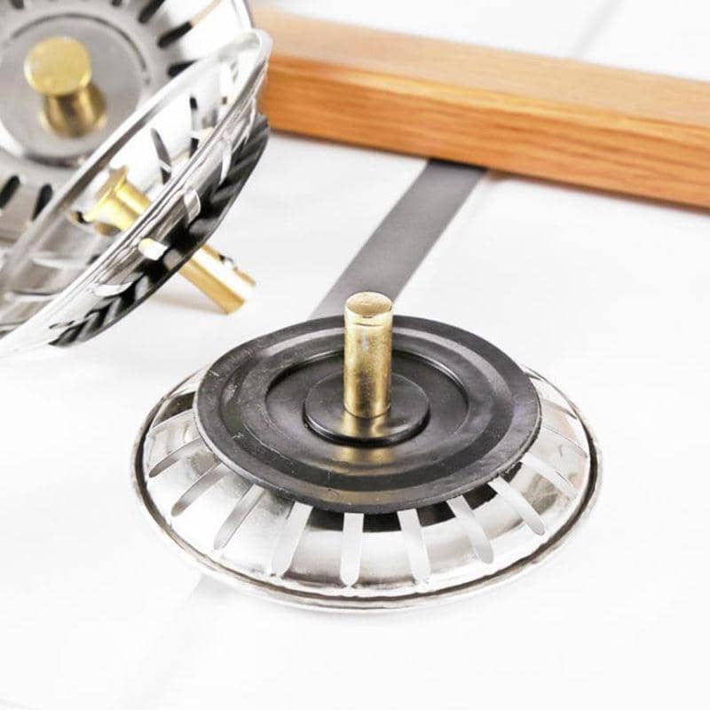 Stainless Steel Kitchen Sink Strainer Waste Plug Filter, Pack of 2 - view 5