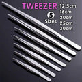 Stainless Steel Kitchen Tweezers, Silver - 30 cm - view 2
