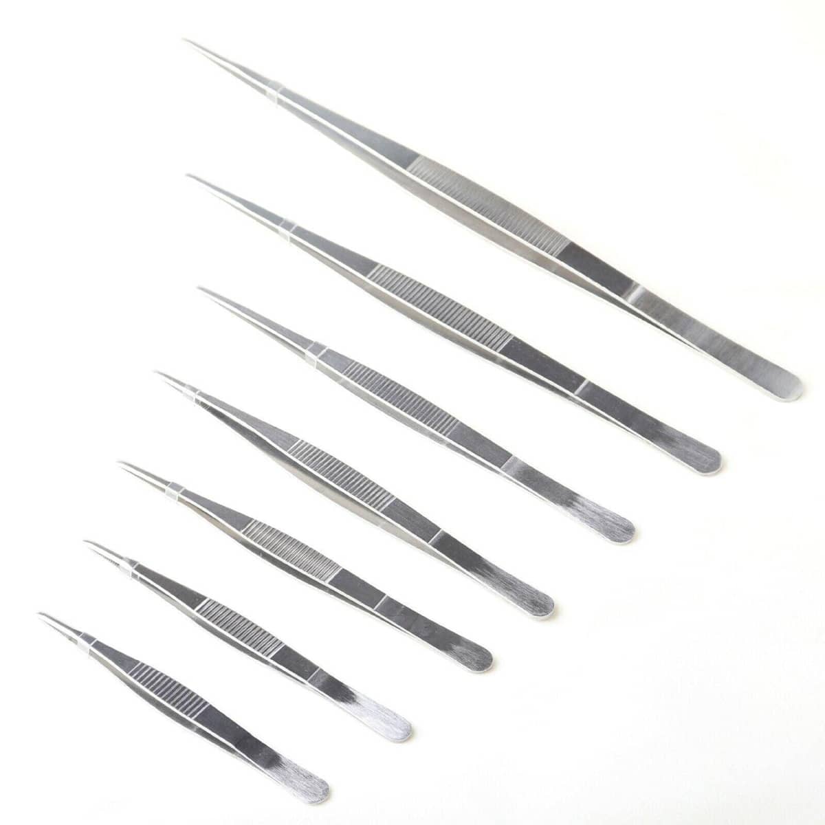 Stainless Steel Kitchen Tweezers, Silver - 30 cm - view 3