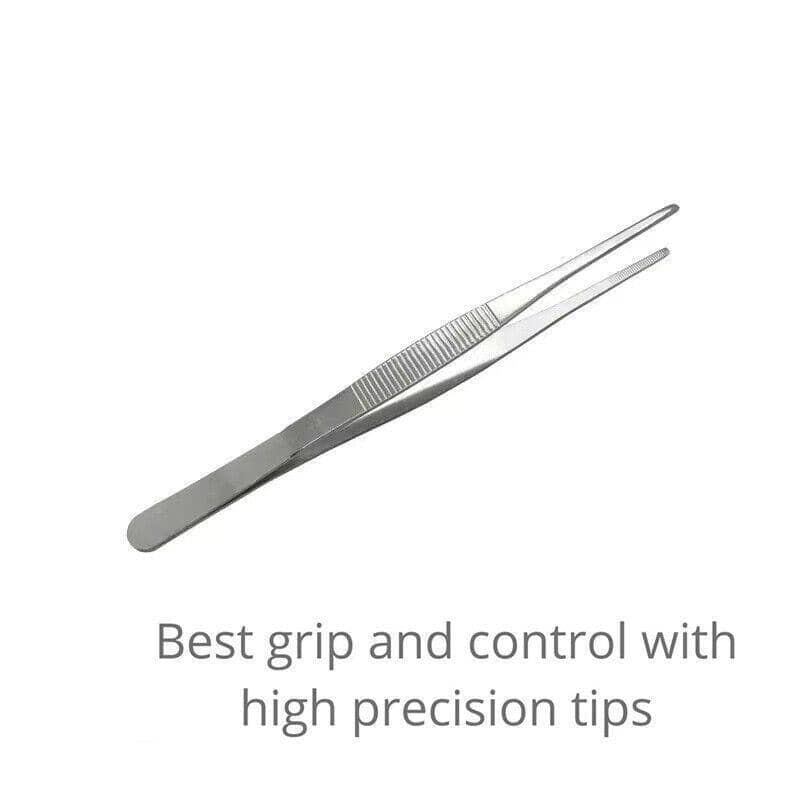 Stainless Steel Kitchen Tweezers, Silver - 30 cm - view 4