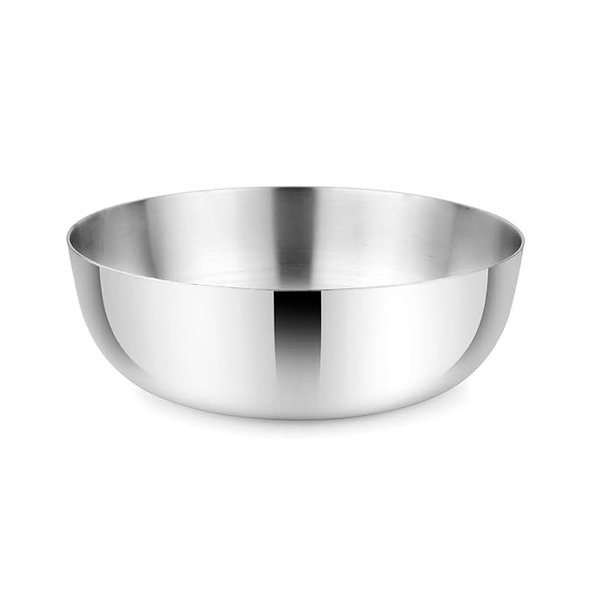 Stainless Steel Kneading Bowl for Baking and Cooking - 31 x 8.5 cm - view 2