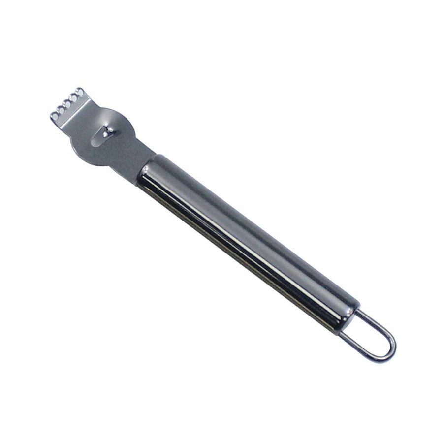 Stainless Steel Lemon Zester with Channel Knife - Black