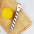 Stainless Steel Lemon Zester with Channel Knife - Black - view 4