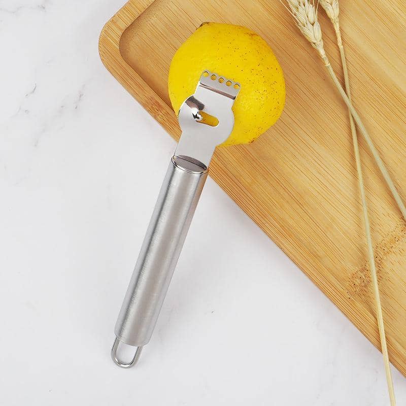 Stainless Steel Lemon Zester with Channel Knife - Black - view 5