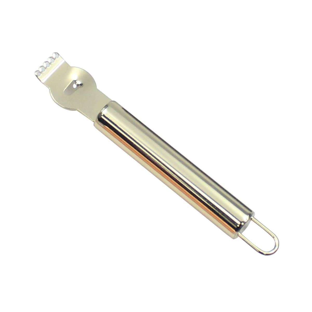 Stainless Steel Lemon Zester with Channel Knife - Gold