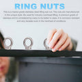 Stainless Steel M6 Eye Bolt Tie Down Kit for Rhino-Rack Pioneer Roof Racks - Pack of 8 - view 5