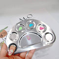 Stainless Steel Makeup Mixing Palette and Spatula Tool - Semicircle - view 5