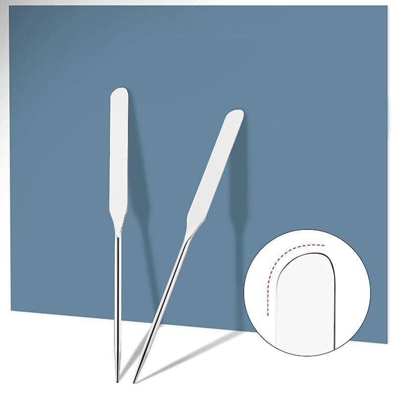 Stainless Steel Makeup Mixing Spatula for Foundation and Cream - view 4