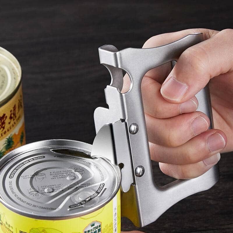 Stainless Steel Manual Can Opener, Japanese Style Kitchen Accessory 11 x 8 cm - view 4