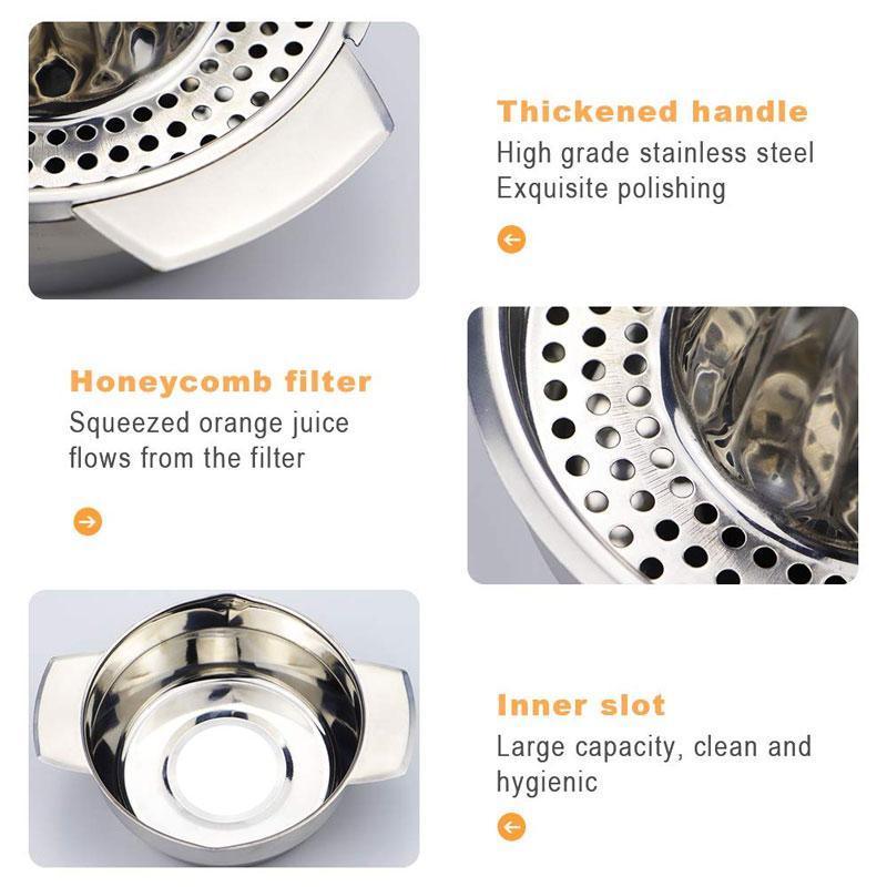 Stainless Steel Manual Citrus Juicer Lemon and Orange Squeezer - view 3