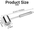 Stainless Steel Meat Hammer Tenderiser Kitchen Pounder Mallet - view 3