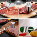 Stainless Steel Meat Hammer Tenderiser Kitchen Pounder Mallet - view 4